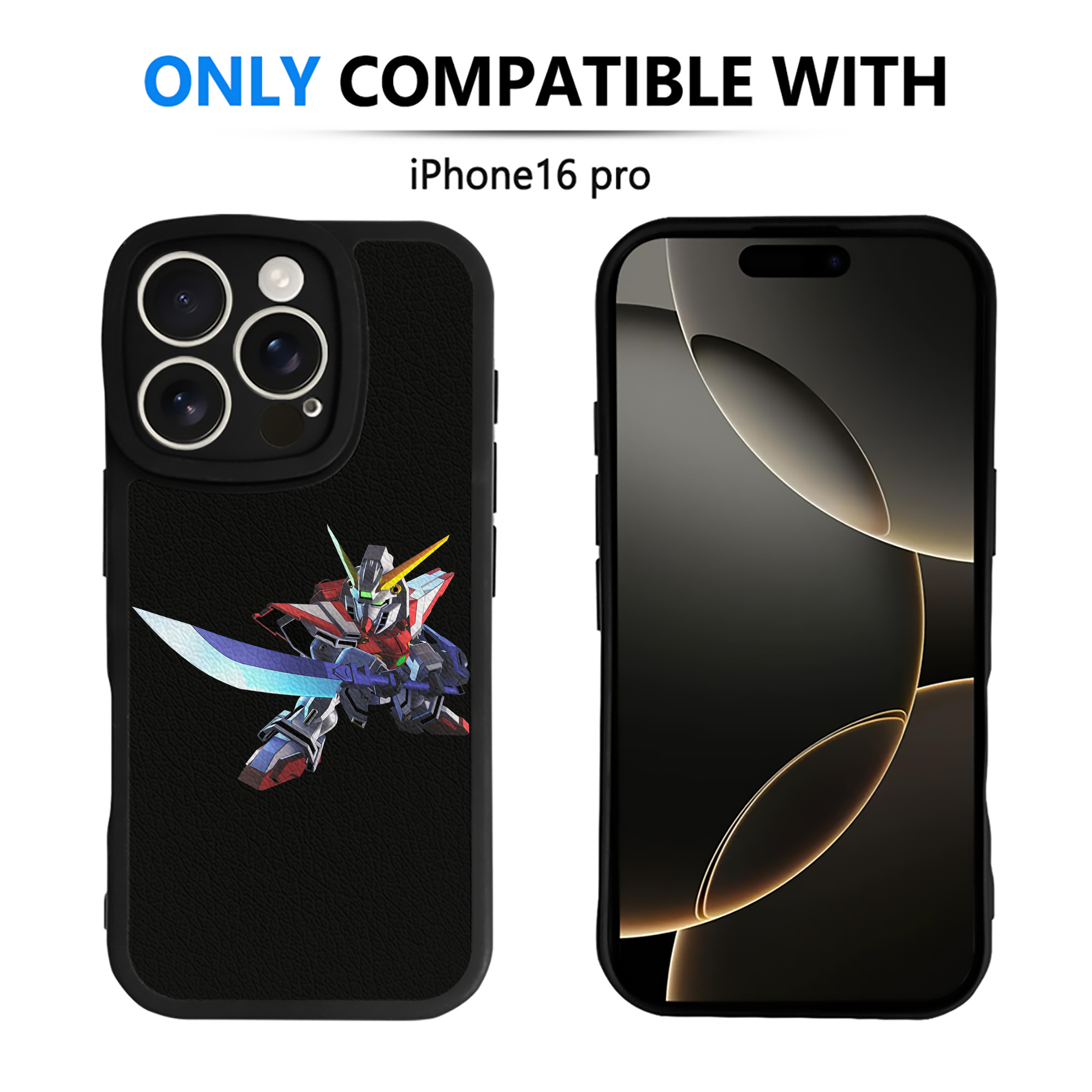 （画像用） 機動戦士ガンダム Mobile Suit Gundam 【iPhone 16シリーズ対応】シリコンスマホケース（レザー調） 材質：シリコン